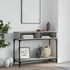 vidaxl-stolik-konsolowy-szary-dab-sonoma-100x305x75-cm