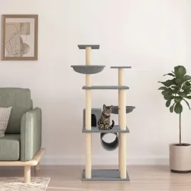 vidaxl-drapak-dla-kota-z-sizalowymi-slupkami-jasnoszary-141-cm