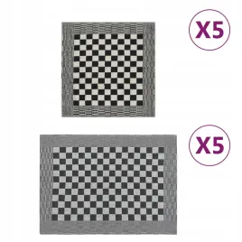 vidaxl-zestaw-10-recznikow-czarno-bialy-bawelna