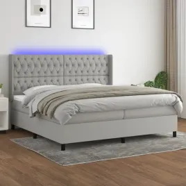 vidaxl-lozko-kontynentalne-z-materacem-jasnoszare-200x200cm-tkanina