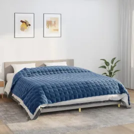 vidaxl-koc-obciazeniowy-niebieski-220x260-cm-11-kg-tkanina