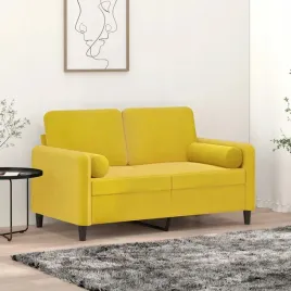 vidaxl-poduszki-ozdobne-2-szt-zolty-o15x50-cm-aksamit