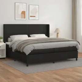 vidaxl-lozko-kontynentalne-z-materacem-czarne-ekoskora-200x200-cm