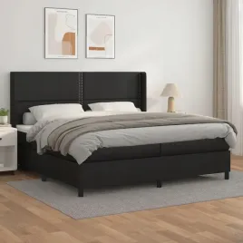 vidaxl-lozko-kontynentalne-z-materacem-czarne-ekoskora-200x200-cm