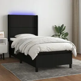 vidaxl-lozko-kontynentalne-z-materacem-czarne-100x200-cm-tkanina