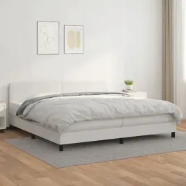 vidaxl-lozko-kontynentalne-z-materacem-biale-ekoskora-200x200-cm