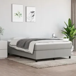 vidaxl-lozko-kontynentalne-z-materacem-jasnoszare-tkanina-140x190cm