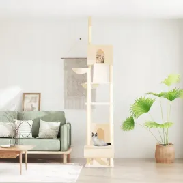 vidaxl-drzewko-dla-kota-od-podlogi-po-sufit-kremowe-277-303-cm