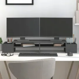 vidaxl-podstawka-na-monitor-szara-100x275x15cm-lite-drewno-sosnowe