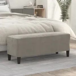 vidaxl-lawka-jasnoszara-100x35x41-cm-tapicerowana-aksamitem