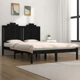 vidaxl-rama-lozka-czarna-lite-drewno-sosnowe-140x190-cm