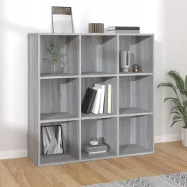 vidaxl-regal-na-ksiazki-szary-dab-sonoma-98x29x975-cm