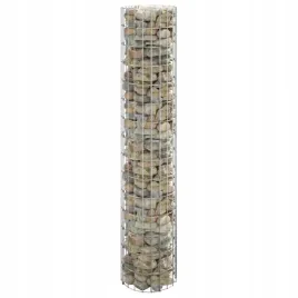vidaxl-okragly-slup-gabionowy-galwanizowana-stal-o30x150-cm