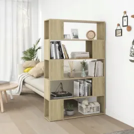 vidaxl-regal-na-ksiazki-przegroda-dab-sonoma-100x24x155-cm