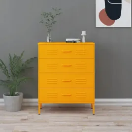 vidaxl-szafka-z-szufladami-musztardowa-80x35x1015-cm-stalowa