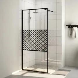 vidaxl-scianka-prysznicowa-przezroczyste-szklo-esg-115x195cm-czarna