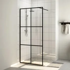 vidaxl-scianka-prysznicowa-przezroczyste-szklo-esg-115x195cm-czarna