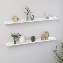 vidaxl-polki-scienne-2-szt-wysoki-polysk-biale-100x9x3-cm