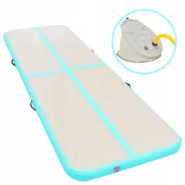 vidaxl-mata-gimnastyczna-z-pompka-800x100x10-cm-pvc-zielona