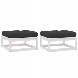 vidaxl-stolki-ogrodowe-z-poduszkami-2-szt-biale-drewno-sosnowe