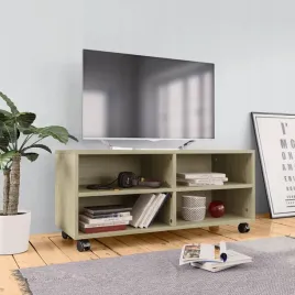 vidaxl-szafka-pod-tv-z-kolkami-dab-sonoma-90x35x35-plyta-wiorowa