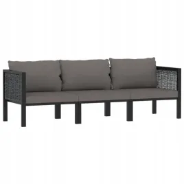 vidaxl-3-osobowa-sofa-ogrodowa-z-poduszkami-antracytowa-polirattan