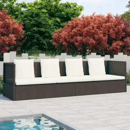 vidaxl-sofa-ogrodowa-z-poduszkami-polirattan-brazowa