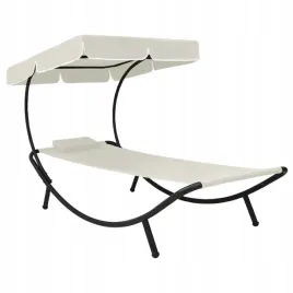 vidaxl-lezak-ogrodowy-z-baldachimem-i-poduszka-kremowy