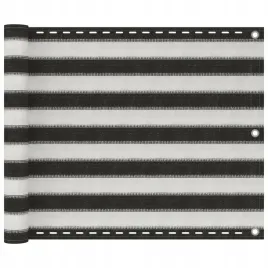 vidaxl-parawan-ogrodowy-hdpe-75x400-cm-antracytowy-i-bialy