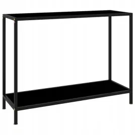 vidaxl-stolik-konsolowy-czarny-100x35x75-cm-szklo-hartowane