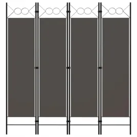 vidaxl-parawan-4-panelowy-antracytowy-160-x-180-cm