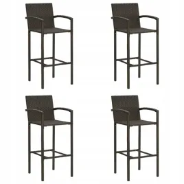 vidaxl-stolki-barowe-4-szt-brazowe-rattan-pe