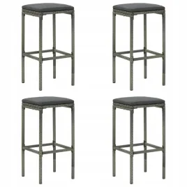 vidaxl-stolki-barowe-z-poduszkami-4-szt-szare-polirattan