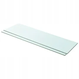 vidaxl-polki-2-szt-szklany-przezroczysty-panel-100-x-30-cm