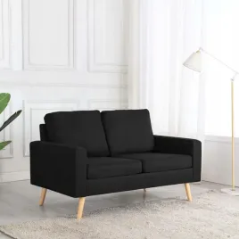 vidaxl-2-osobowa-sofa-czarna-tapicerowana-tkanina