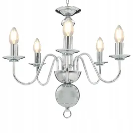 vidaxl-zyrandol-srebrny-5-zarowek-e14