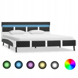 vidaxl-rama-lozka-z-led-szara-sztuczna-skora-140x200-cm