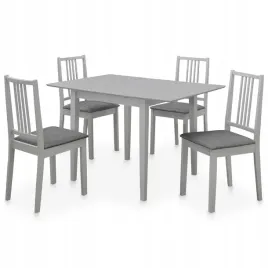 vidaxl-5-czesciowy-zestaw-mebli-do-jadalni-mdf-szary