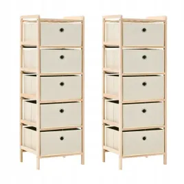 vidaxl-regal-z-5-koszami-z-tkaniny-drewno-cedrowe-bezowy