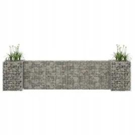 vidaxl-donica-gabionowa-w-ksztalcie-h-drut-stalowy-260x40x60-cm