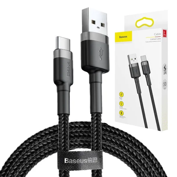 kabel-usb-do-usb-c-baseus-cafule-2a-3m-szaro-czarny