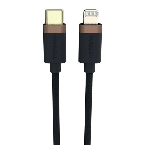 kabel-usb-c-do-lightning-duracell-1m-czarny