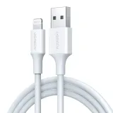 kabel-lightning-do-usb-ugreen-2-4a-us155-0-25m-bialy-stan-nowy