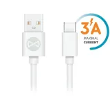 forever-kabel-usb-usb-c-10-m-3a-bialy