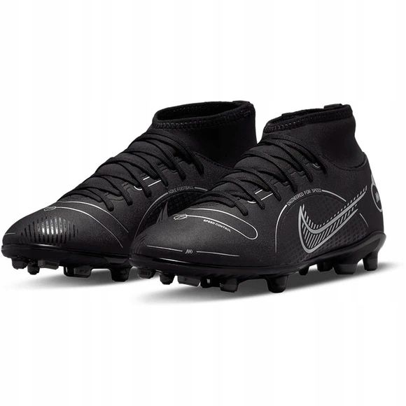 Zdjęcia - Buty piłkarskie Superfly ﻿Nike korki piłkarskie  8 CLUB FG/MG czarne rozmiar 44 