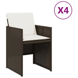 krzesla-ogrodowe-z-poduszkami-4-szt-brazowe-polirattan