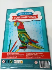 kolorowanka-zloz-figurke-ara-zrob-to-sam