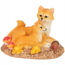 figurka-jesienna-na-podstawce-liski-i-muchomorki