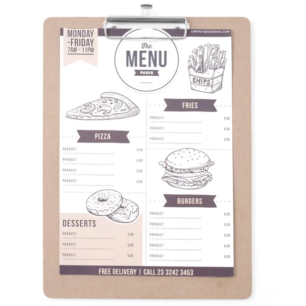 podkladka-pod-karte-menu-hendi-waga-z-opakowaniem-0-15-kg