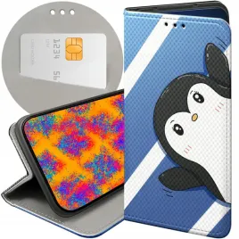 etui-z-klapka-do-oppo-a16-a16s-a54s-wzory-pingwinek-pingwin-happy-feet